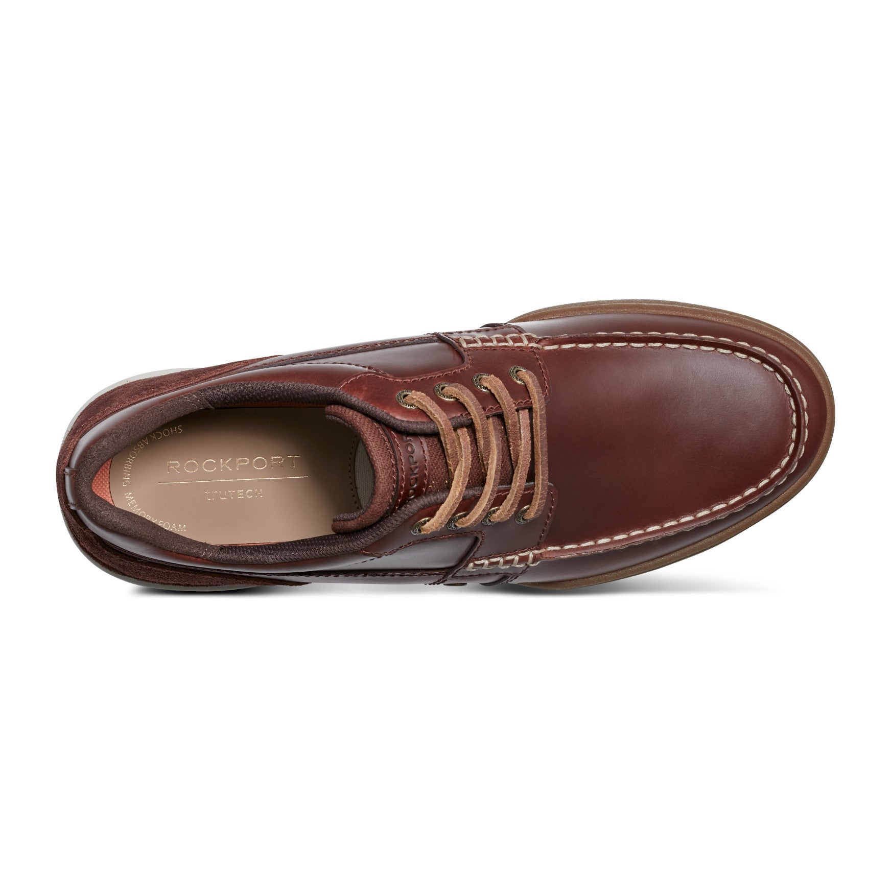Rockport / Wentworth Round Toe Casual Flat Boat Shoe