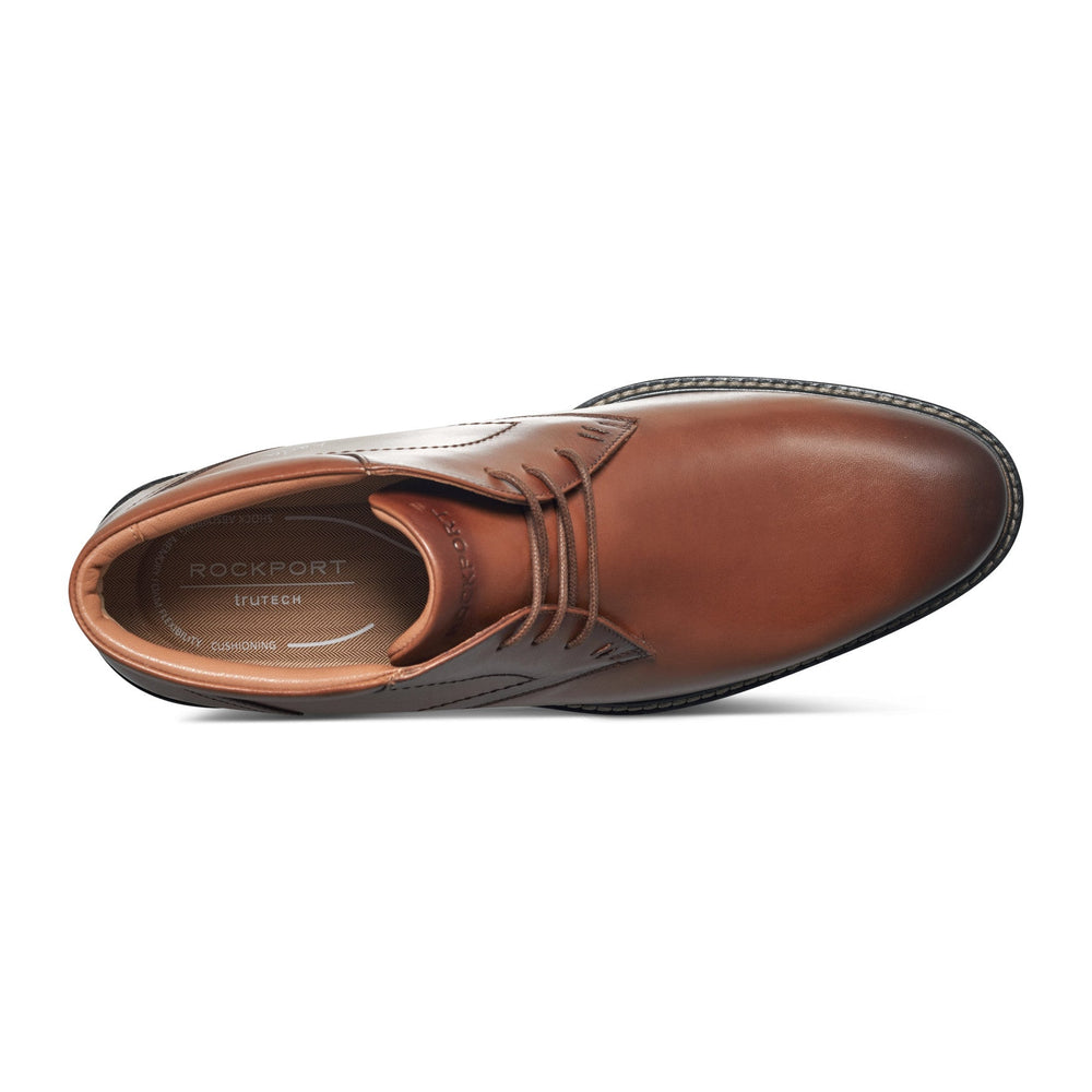 Rockport / Flynn Lace-up Almond Toe Casual Boots
