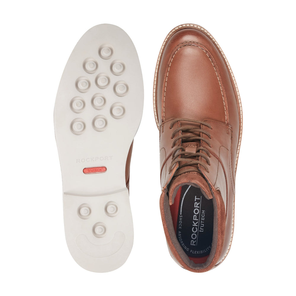 Rockport / Macklin Moc Toe Lace-Up Leather Boots