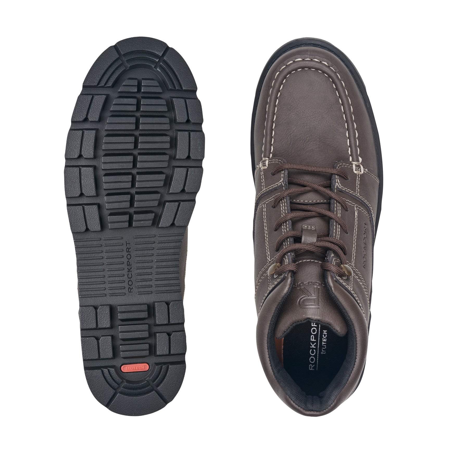 Rockport / Umber Waterproof Casual Moc Toe Trail Boots