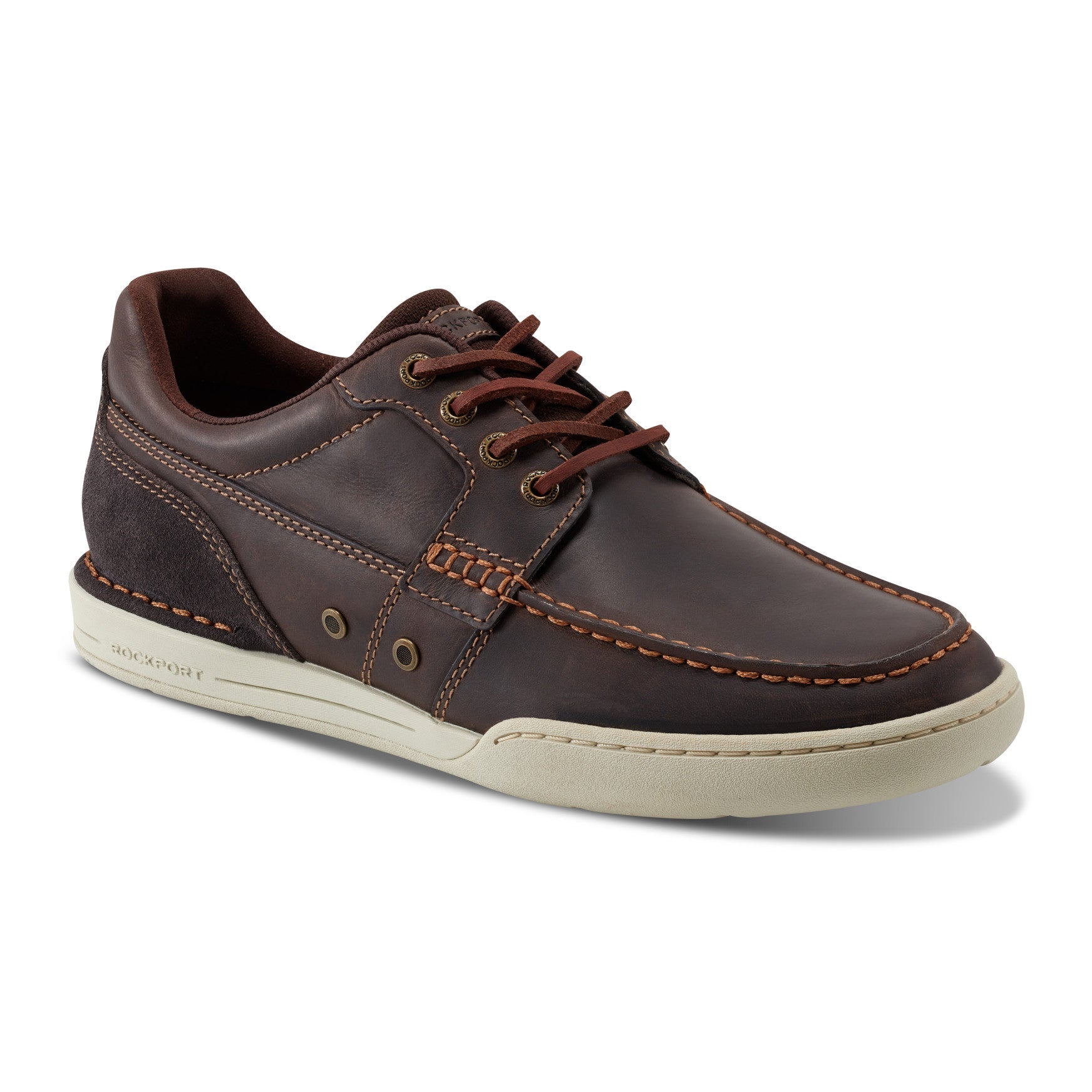 Rockport / Wentworth Round Toe Casual Flat Boat Shoe