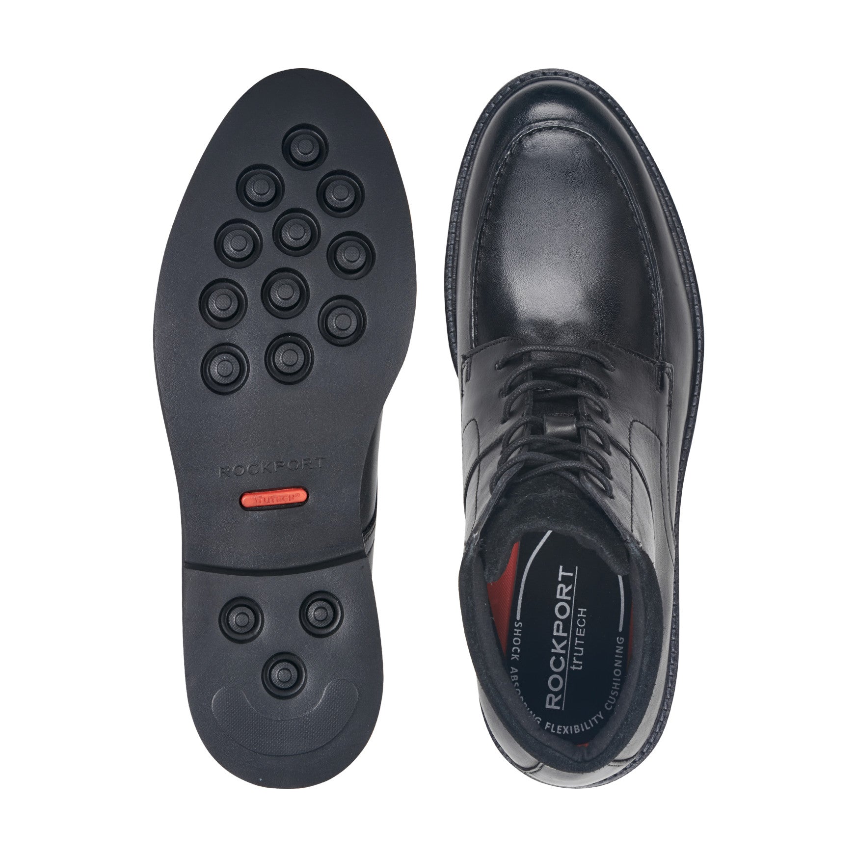 Rockport / Macklin Moc Toe Lace-Up Leather Boots