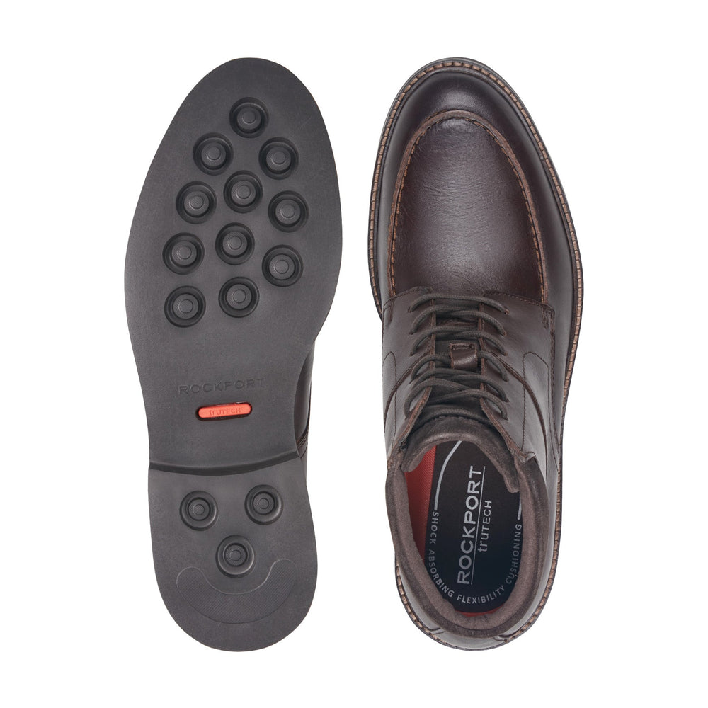 Rockport / Macklin Moc Toe Lace-Up Leather Boots