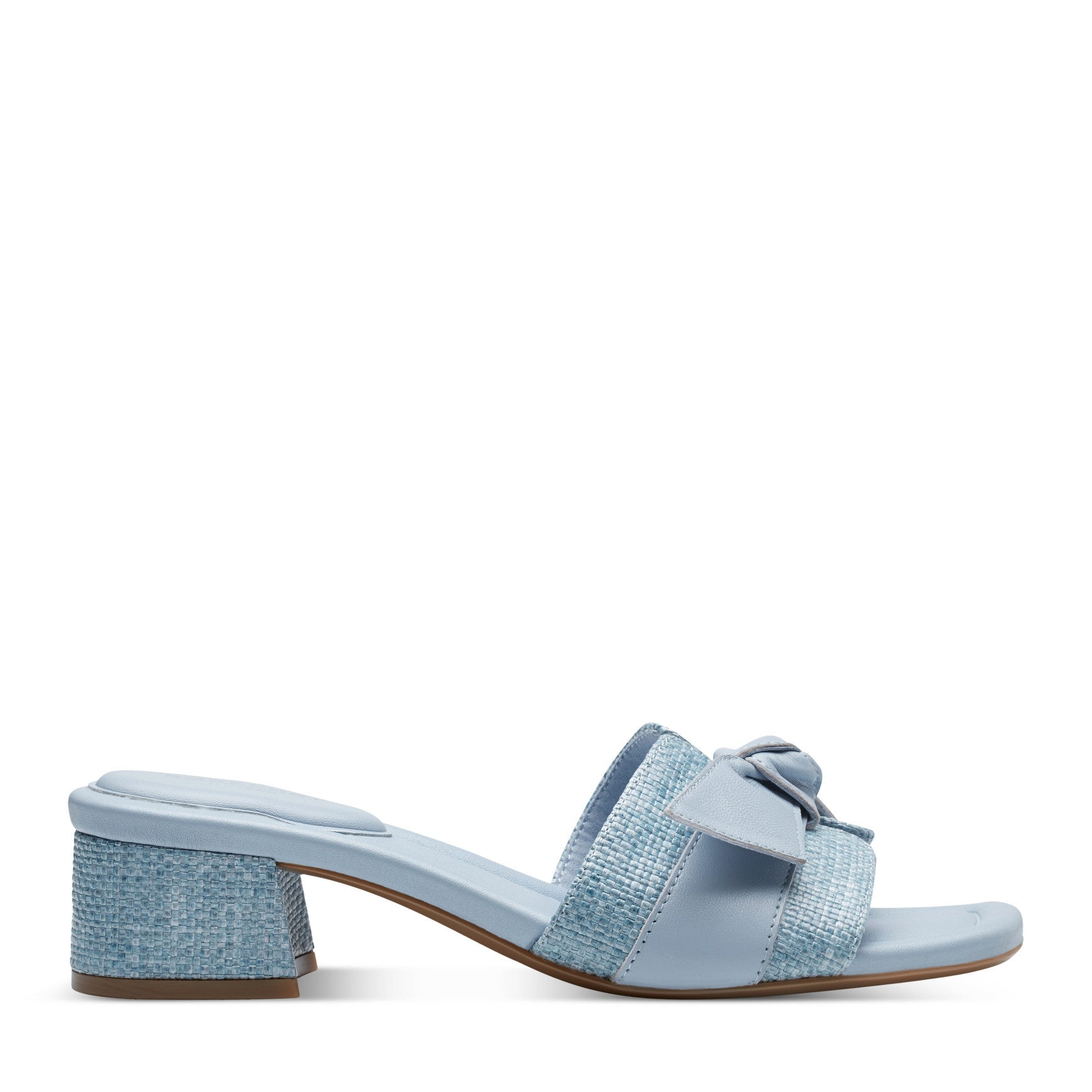 Rockport / Carsie Block Heel Square Toe Slip-on Sandals