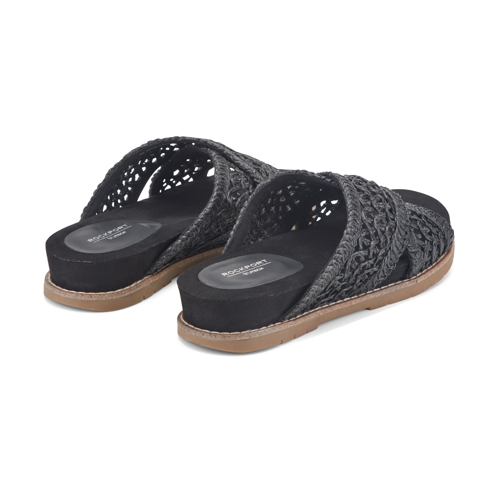 Rockport / Zora Open Toe Slip-on Flat Casual Sandals