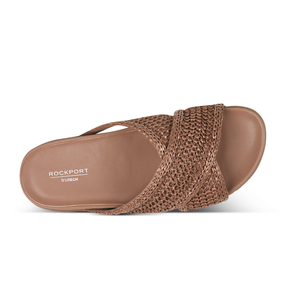 Rockport / Leia Casual Slip-On Flat Sandals