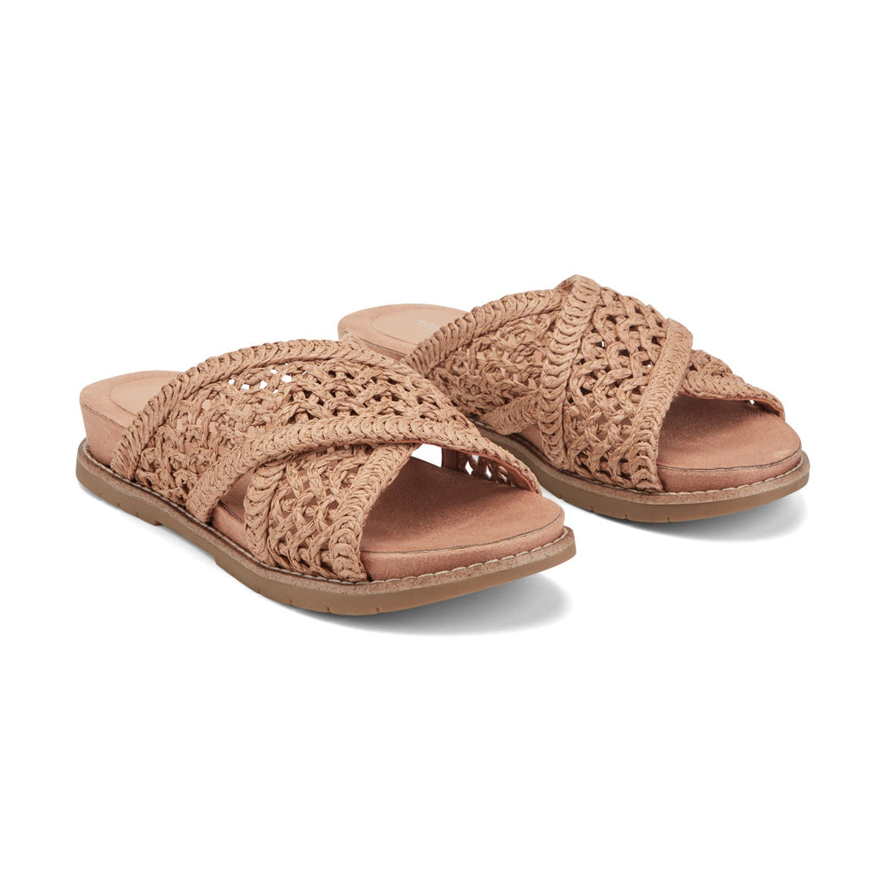 Rockport / Zora Open Toe Slip-on Flat Casual Sandals