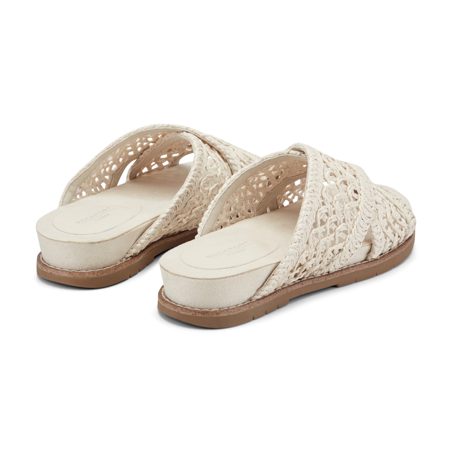 Rockport / Zora Open Toe Slip-on Flat Casual Sandals
