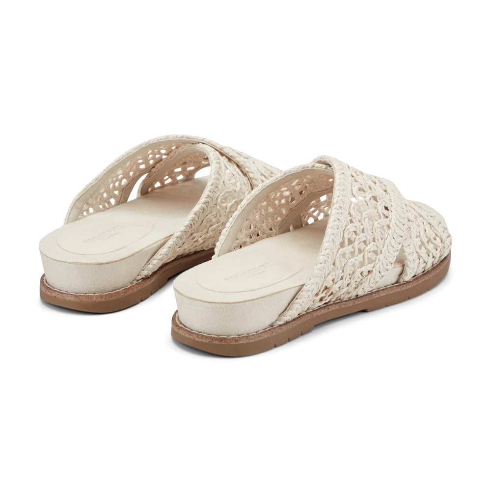 Rockport / Zora Open Toe Slip-on Flat Casual Sandals