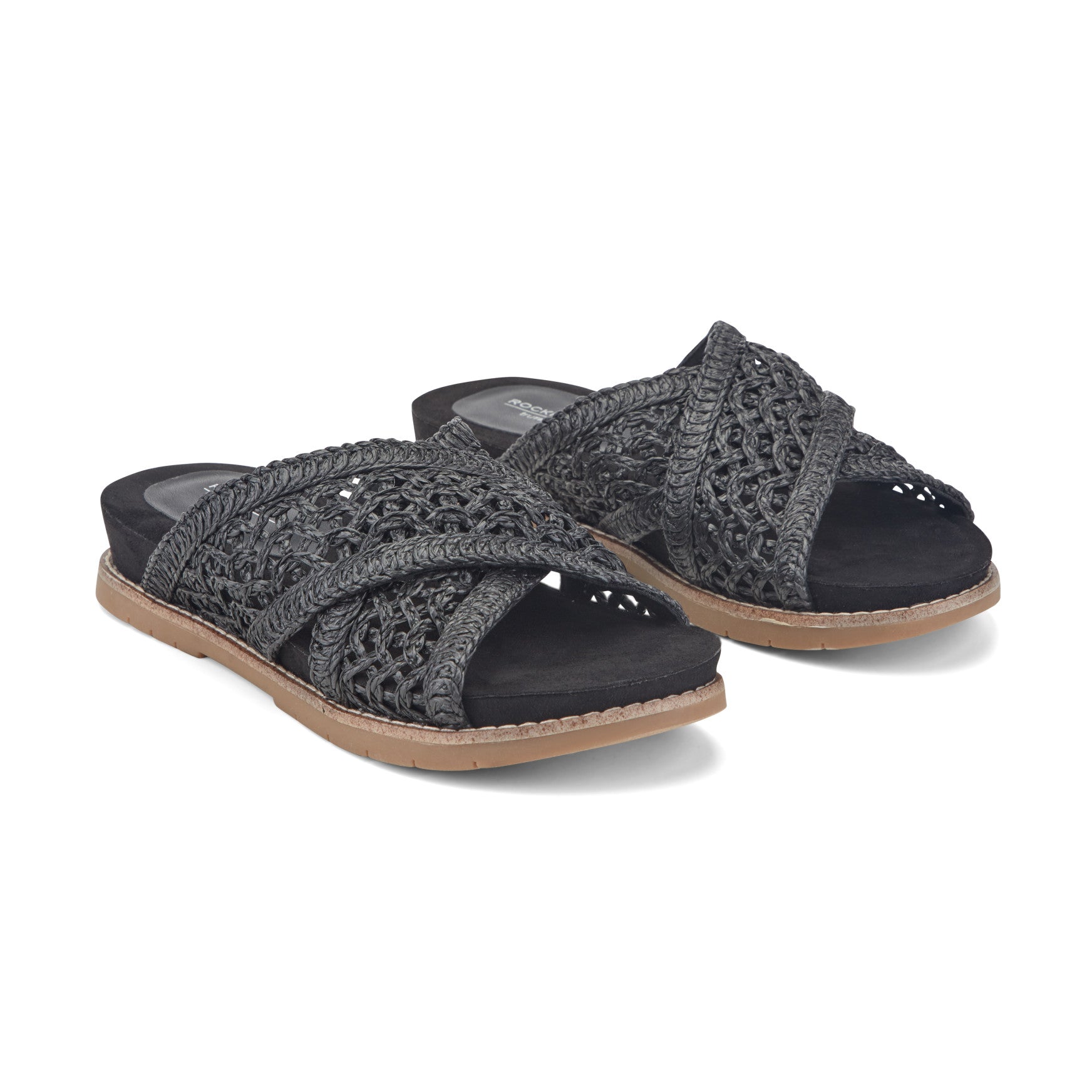 Rockport / Zora Open Toe Slip-on Flat Casual Sandals