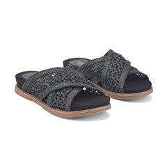 Rockport / Zora Open Toe Slip-on Flat Casual Sandals
