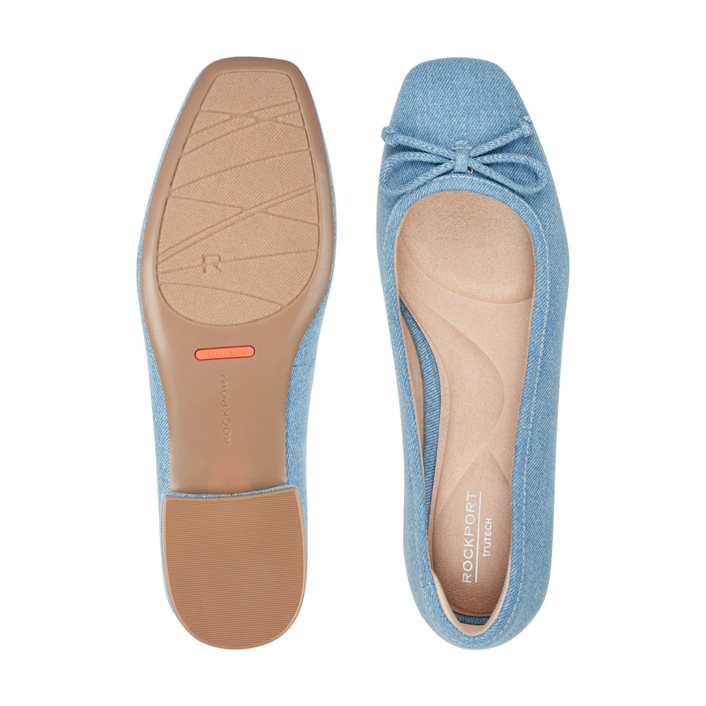 Rockport / Sadie Square Toe Slip-on Ballet Dress Flats