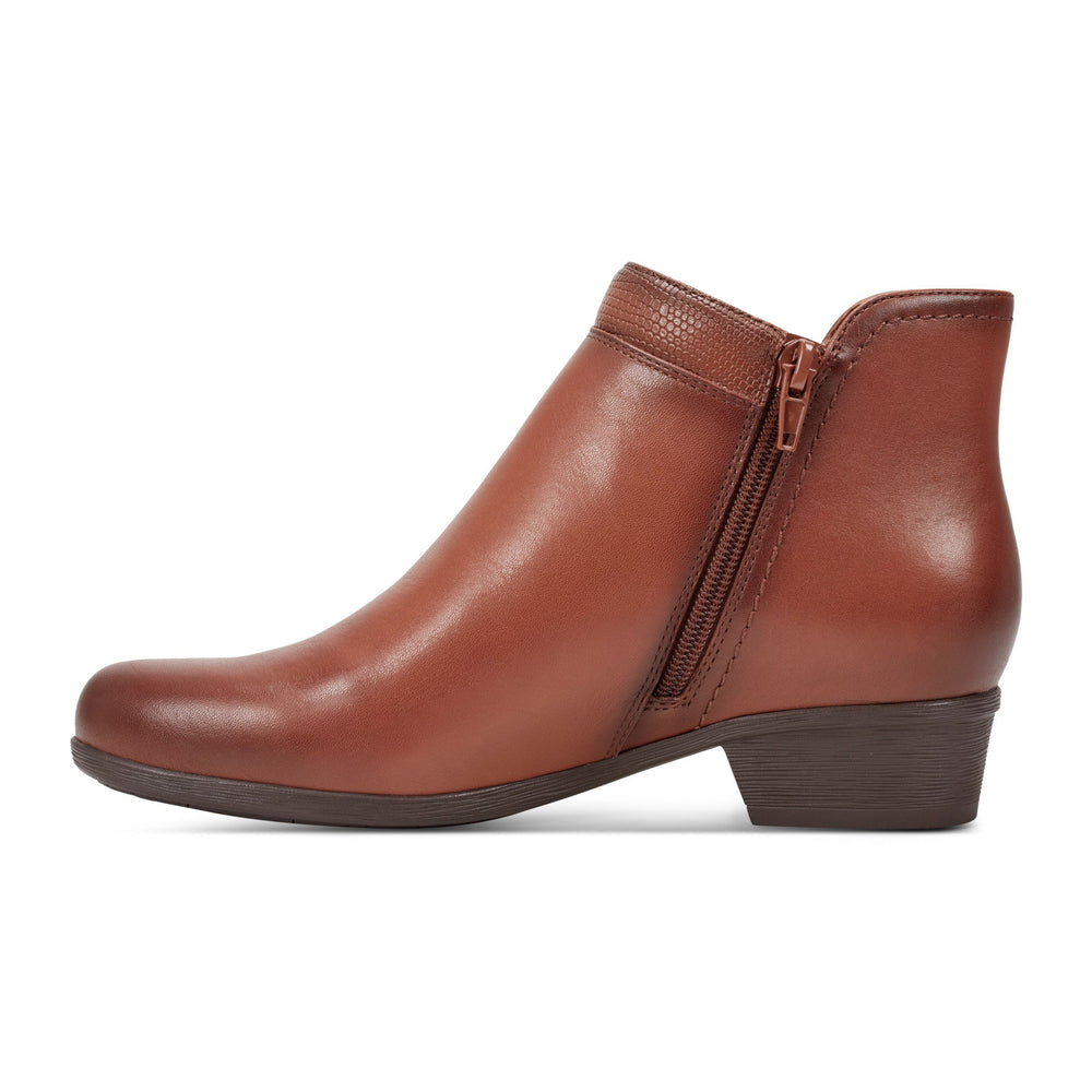 Rockport / Carly Side Zip Casual Ankle Booties